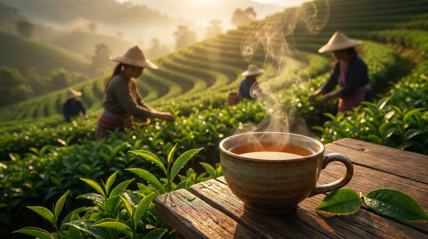 De la récolte à la tasse : comment le thé est fabriqué