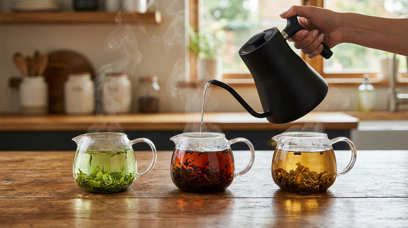 À quelle température infuser chaque type de thé ?